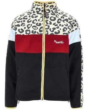 Mauna Kea Color-Block Full-Zip Fleece Jacket - Red