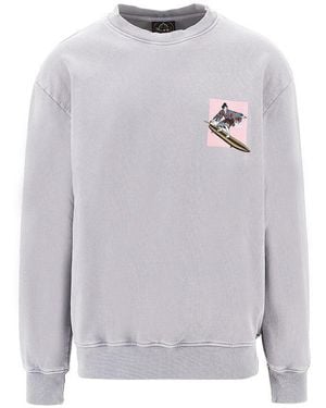 Mauna Kea 'Samurai' Crewneck Sweatshirt - Grey