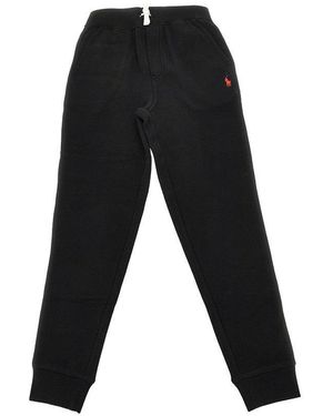 Ralph Lauren Logo Embroidery Joggers Kids - Black