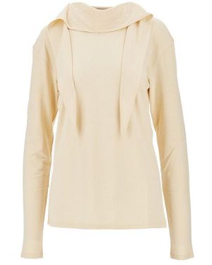 Lemaire Jersey Crepe Foulard Top - Natural