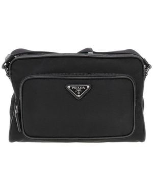 Prada Re-Nylon Small Crossbody Bag - Black