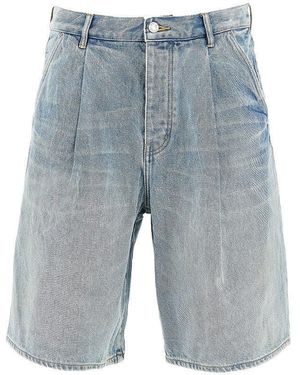 Purple Brand 'M0025' Denim Shorts - Blue