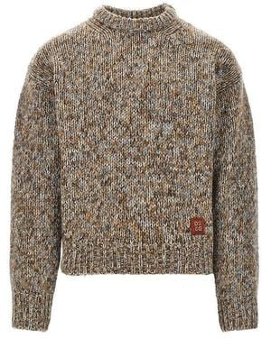 DSquared² Virgin Wool-Blend Yarn Sweater - Gray