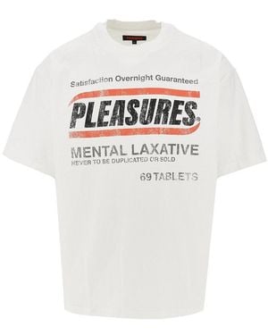 Pleasures 'Relief' Print T-Shirt - White