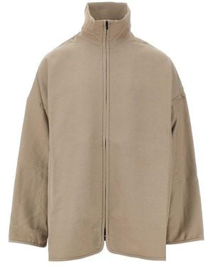 Fear Of God Wool-Blend High Neck Jacket - Natural