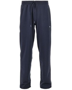 EA7 Lux Identity Jersey Pants - Blue