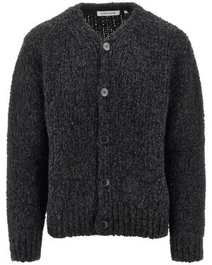 sunflower 'John' Wool And Alpaca Cardigan - Black