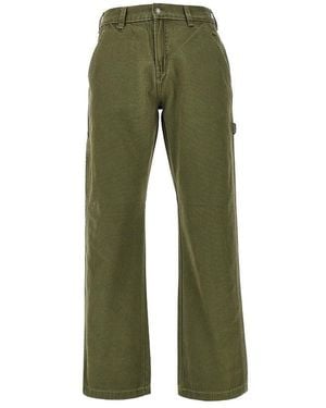 Dickies Carpenter Canvas Trousers - Green