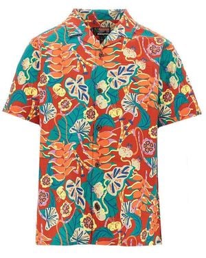 Patagonia 'Tidal Threads' Printed Cotton Shirt - Blue