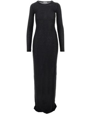 7 For All Mankind Abito Lungo - Nero