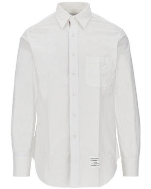 Thom Browne Oxford Cotton Shirt - White