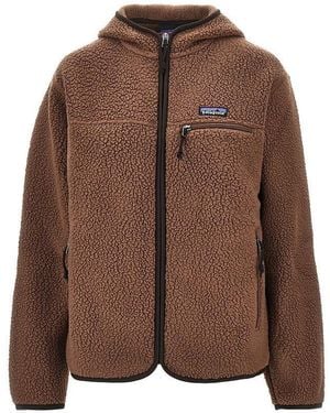 Patagonia 'Retro' Fleece Jacket - Brown