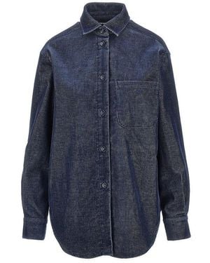 Emporio Armani Corduroy Shirt - Blue