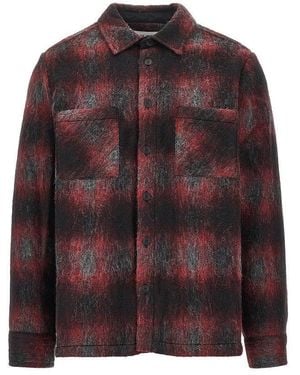 Wax London 'Whiting' Overshirt - Purple