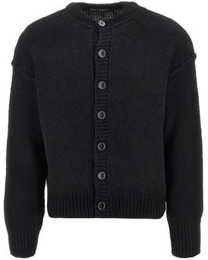Our Legacy 'Pitch' Wool Cardigan - Black