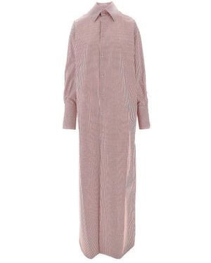 ARMARIUM 'Malik' Poplin Shirt Dress - Pink