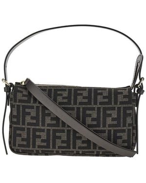 Fendi 'Zip Top' Small Bag - Black
