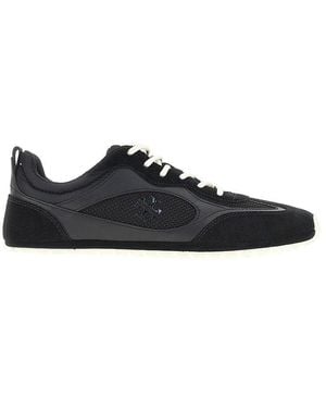 Tory Burch 'Field' Mesh And Leather Trainers - Black