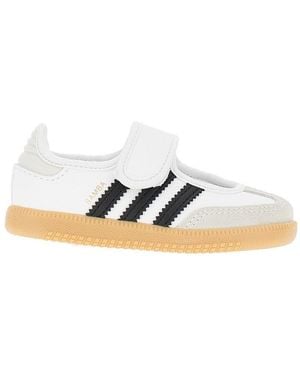 adidas Originals Leather Samba Jane Trainers Kids - White