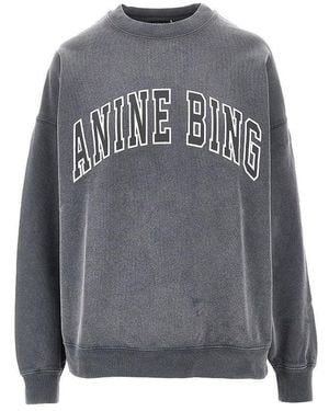 Anine Bing 'Miles' Crewneck Sweatshirt - Grey
