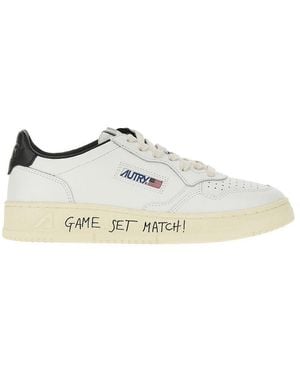 Autry Medalist Low Leather Trainers - Multicolour