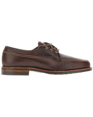 Alden Leather Boat Shoes - Brown