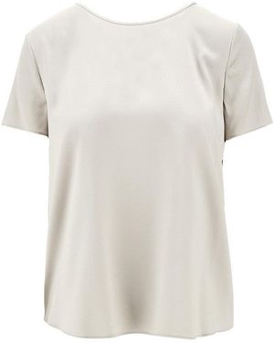 Emporio Armani Stretch Silk T-Shirt - White