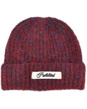 Prohibited Beanie - Rosso