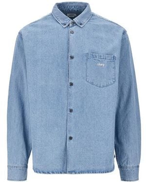 Obey Camicia - Blu