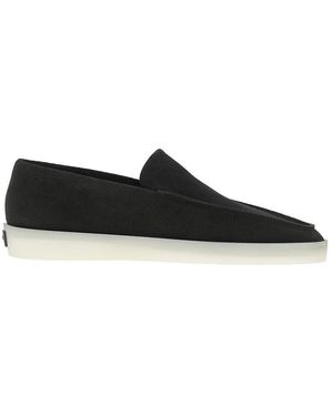 Fear Of God Suede Leather Loafers - Black
