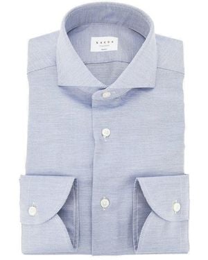 Xacus Camicia 'Travel' Tailor Fit - Blu