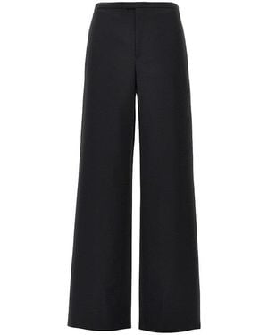 Gucci Pantalone A Gamba Ampia - Nero