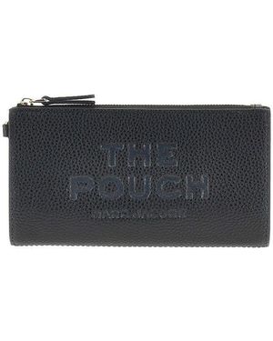 Marc Jacobs Grained Leather Pouch - Black