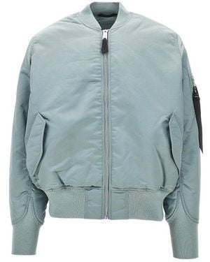 Alpha Industries Reversible Ma-1 Base Flight Jacket - Blue