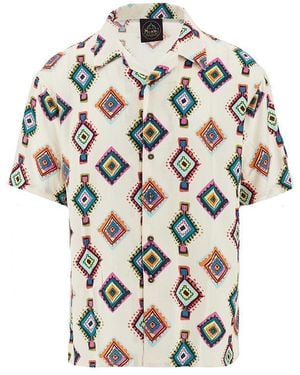 Mauna Kea Printed Viscose Shirt - White