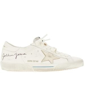 Golden Goose 'Super-Star' Leather Sneakers - White