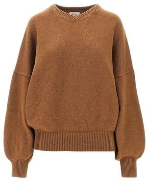 KHAITE Pullover - Marrone