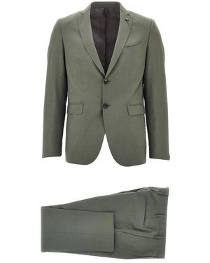 Santaniello Wool-Blend Single-Breasted Suit - Green