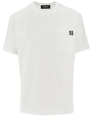DSquared² 2-Pack T-Shirt With Logo Print - White