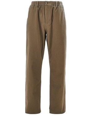 Forét 'Calm' Cotton Seersucker Trousers - Natural