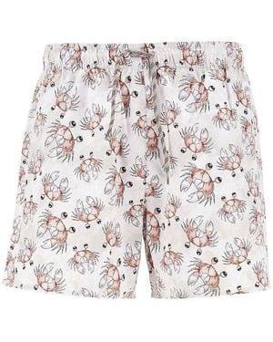 Emporio Armani Sea Animals Print Swimshorts - Multicolour