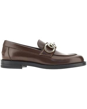 Gucci 'Boulevard' Leather Loafers - Brown