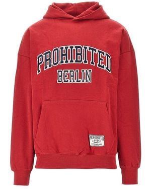 Prohibited University Hoodie - Red