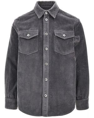 Bottega Veneta Corduroy Shirt - Gray