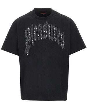 Pleasures 'Twitch Studded' T-Shirt - Black
