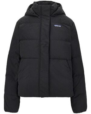Patagonia Padded Nylon 'Sisar' Down Jacket - Black