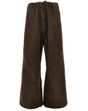 Entire studios Wide Leg Cargo Trousers - Brown