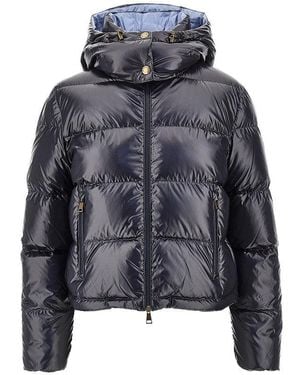 Moncler 'Niveole' Short Down Jacket - Blue