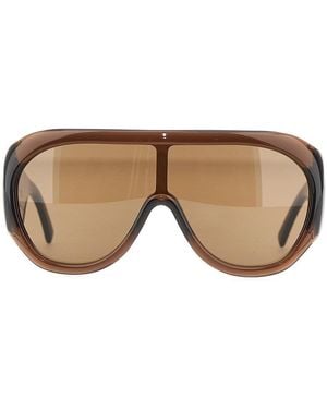 Phoebe Philo Bombé Sunglasses - Brown