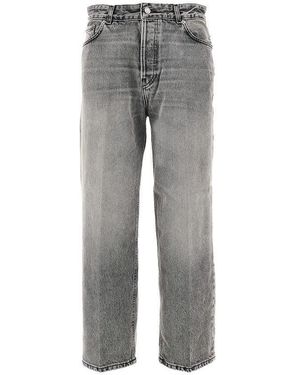 Haikure Jeans Cropped Boyfriend Fit 'Betty' Donna - Grigio